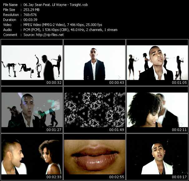 Jay Sean Feat. Lil Wayne video ”Tonight” from dvd ”MixMash Urban January 2009” 