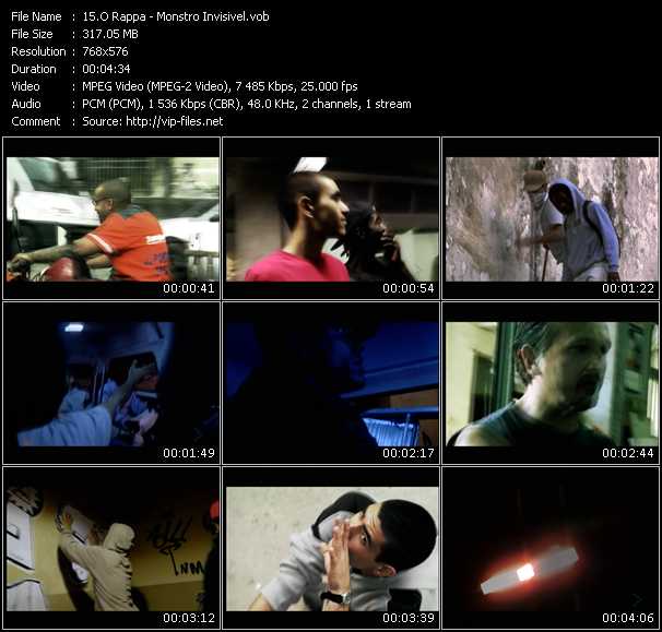 O Rappa video ”Monstro Invisivel” from dvd ”MixMash Urban January 2009” 