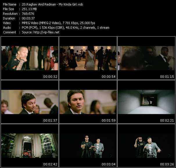 Raghav And Redman video ”My Kinda Girl” from dvd ”MixMash Urban October 2008” 
