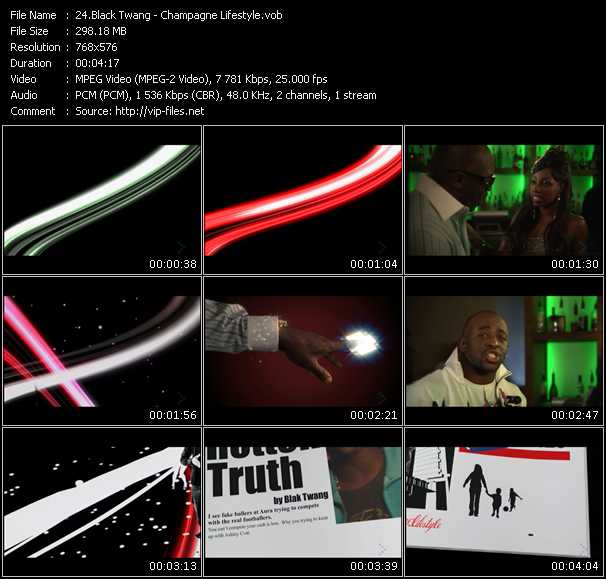 Black Twang video ”Champagne Lifestyle” from dvd ”MixMash Urban October 2008” 