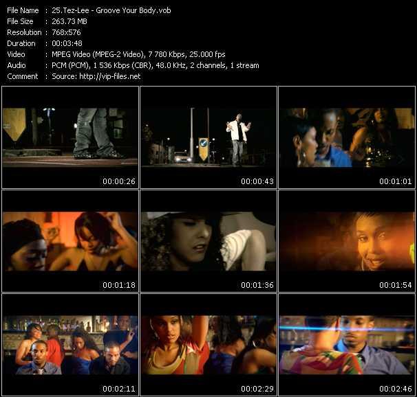Tez-Lee video ”Groove Your Body” from dvd ”MixMash Urban October 2008” 