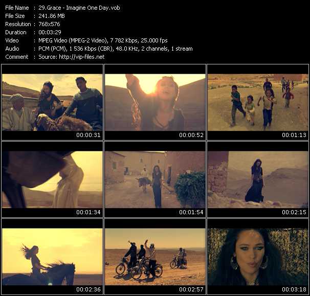 Grace video ”Imagine One Day” from dvd ”MixMash Urban October 2008” 