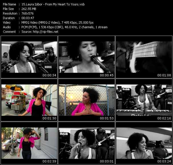 Laura Izibor video ”From My Heart To Yours” from dvd ”MixMash Urban November 2008” 