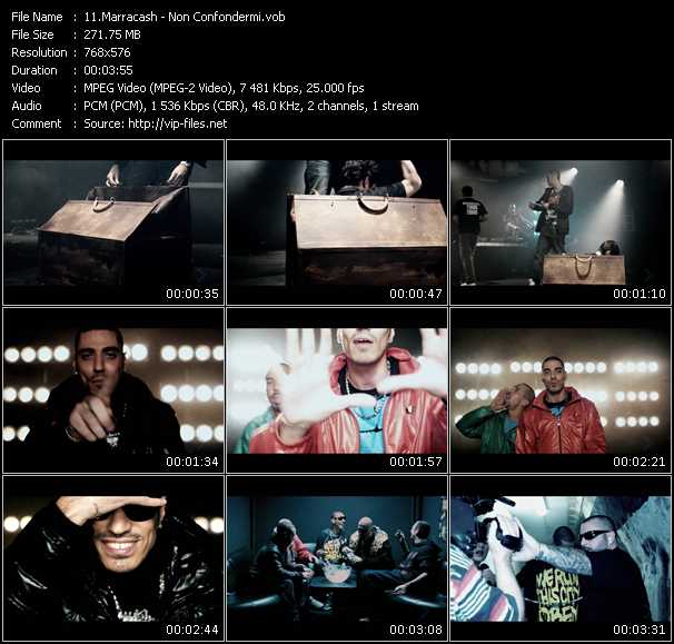 Marracash video ”Non Confondermi” from dvd ”MixMash Urban December 2008” 
