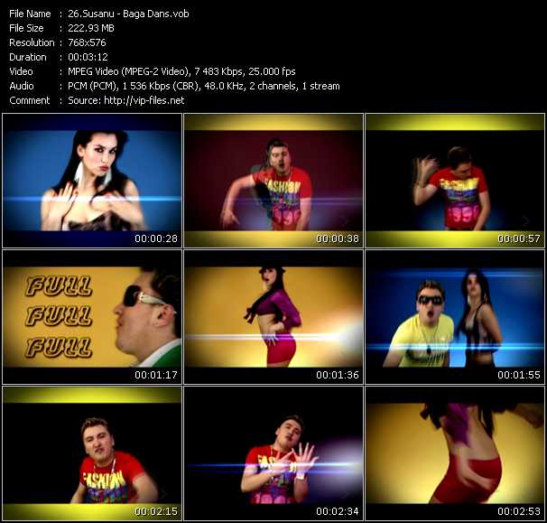 Susanu video ”Baga Dans” from dvd ”MixMash Urban December 2008” 