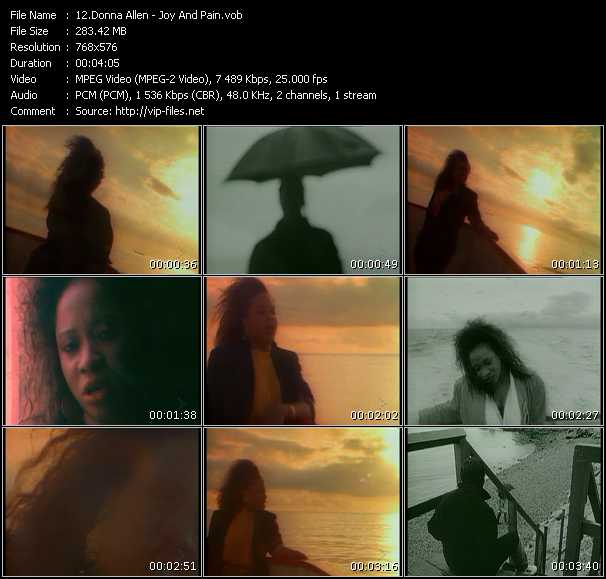Donna Allen video ”Joy And Pain” from dvd ”MixMash Urban Classics Vol.2” 