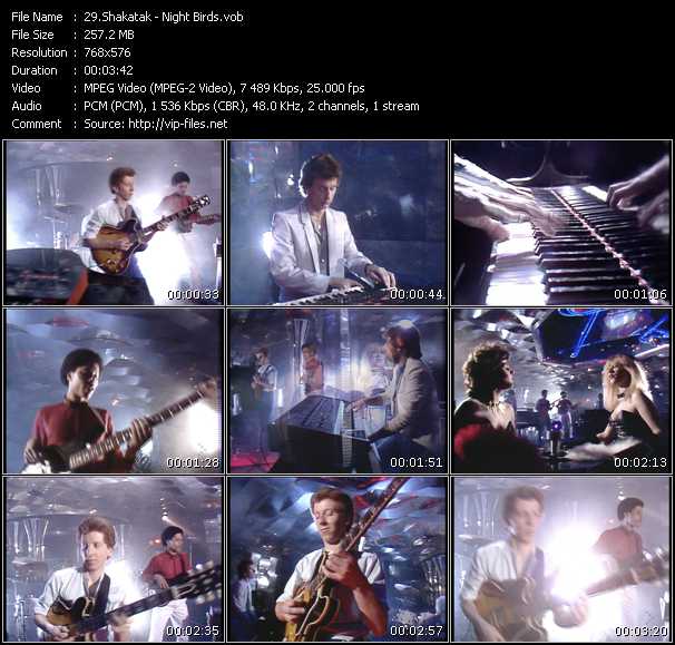 Shakatak video ”Night Birds” from dvd ”MixMash Urban Classics Vol.2” 
