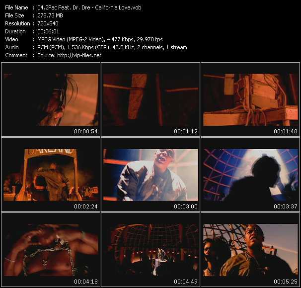 2Pac Feat. Dr. Dre video ”California Love” from dvd ”Promo Only Old Skool Vol.1” 