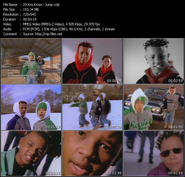 Kris Kross video ”Jump” from dvd ”Promo Only Old Skool Vol.1” 