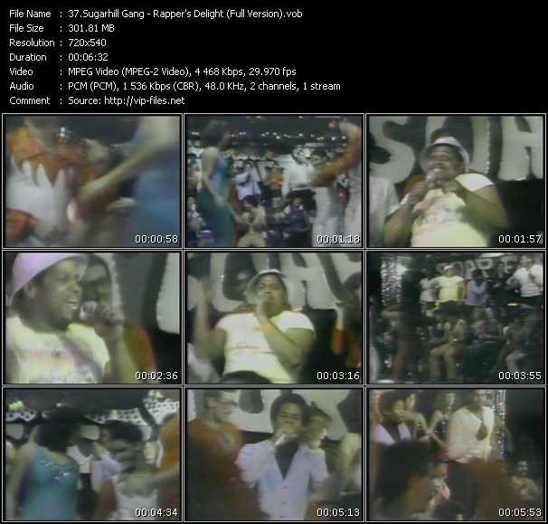 Sugarhill Gang video ”Rapper's Delight (Full Version)” from dvd ”Promo Only Old Skool Vol.1” 