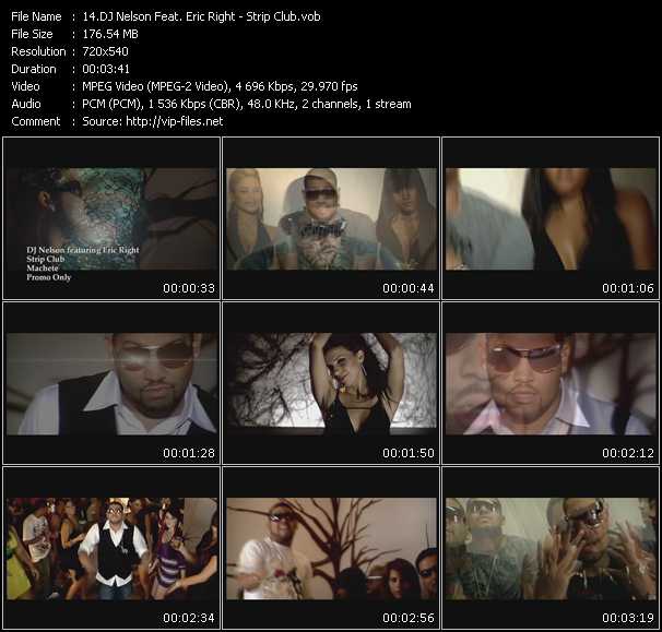 DJ Nelson Feat. Eric Right video ”Strip Club” from dvd ”Promo Only Express Video January Week 4 2009” 