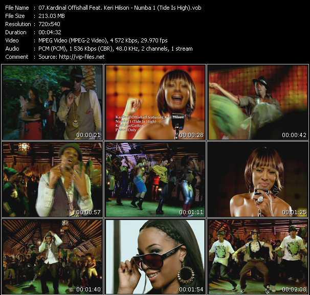Kardinal Offishall Feat. Keri Hilson video ”Numba 1 (Tide Is High)” from dvd ”Promo Only Hot Video January 2009” 