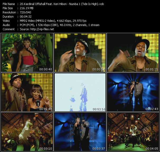 Kardinal Offishall Feat. Keri Hilson video ”Numba 1 (Tide Is High)” from dvd ”Promo Only Urban Video January 2009” 