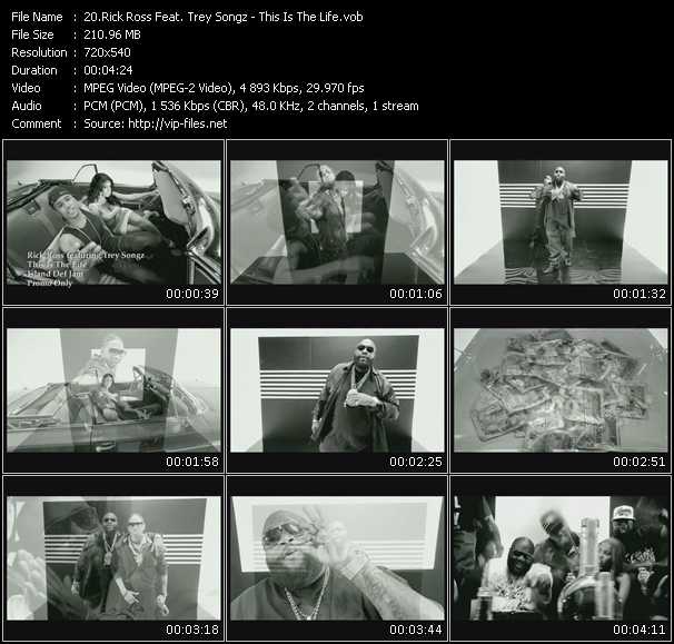 Rick Ross Feat. Trey Songz video ”This Is The Life” from dvd ”Promo Only Urban Video October 2008” 