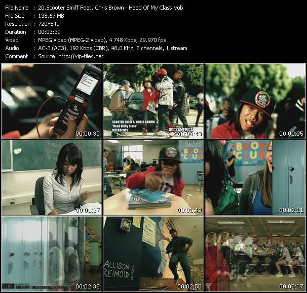 Scooter Smiff Feat. Chris Brown video ”Head Of My Class” from dvd ”Rock America Urban January 2009” 
