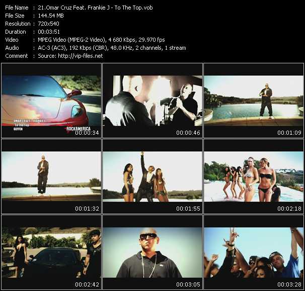 Omar Cruz Feat. Frankie J video ”To The Top” from dvd ”Rock America Urban December 2008” 