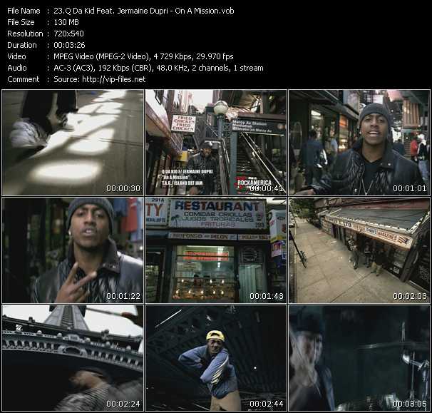 Q Da Kid Feat. Jermaine Dupri video ”On A Mission” from dvd ”Rock America Urban December 2008” 