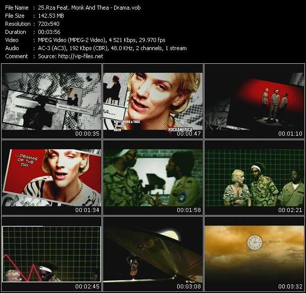 Rza Feat. Monk And Thea video ”Drama” from dvd ”Rock America Urban December 2008” 