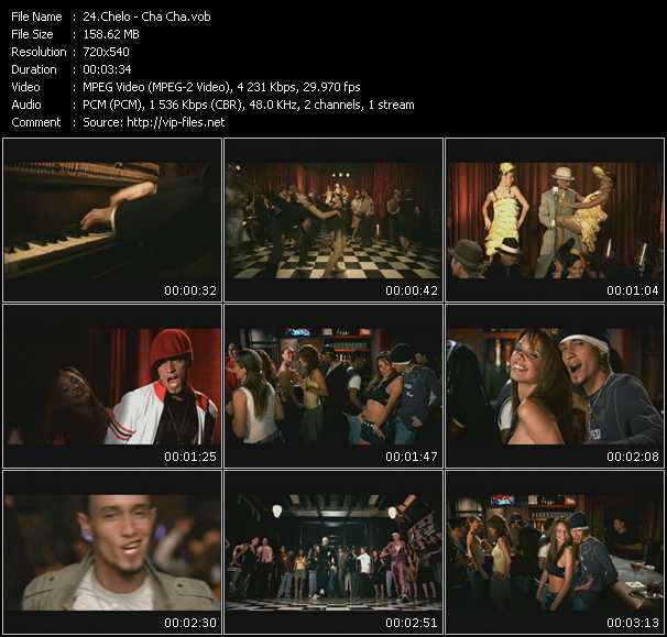 Chelo video ”Cha Cha” from dvd ”Screenplay VJ-Pro Hits Vision July 2007” 