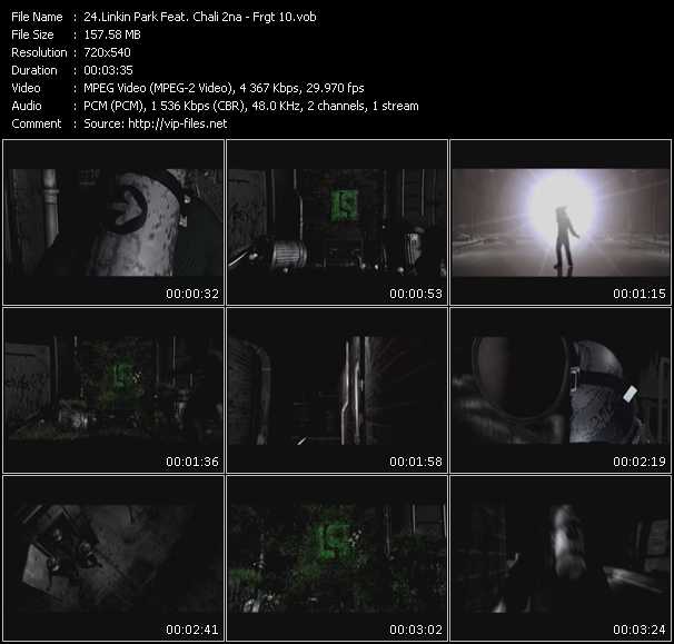 Linkin Park Feat.  Chali 2na video ”Frgt 10” from dvd ”Screenplay VJ-Pro Hits Vision October 2008” 