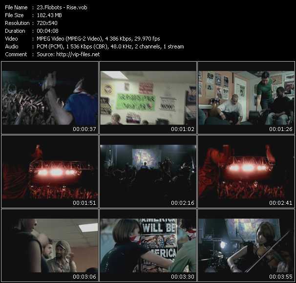 Flobots video ”Rise” from dvd ”Screenplay VJ-Pro Hits Vision November 2008” 