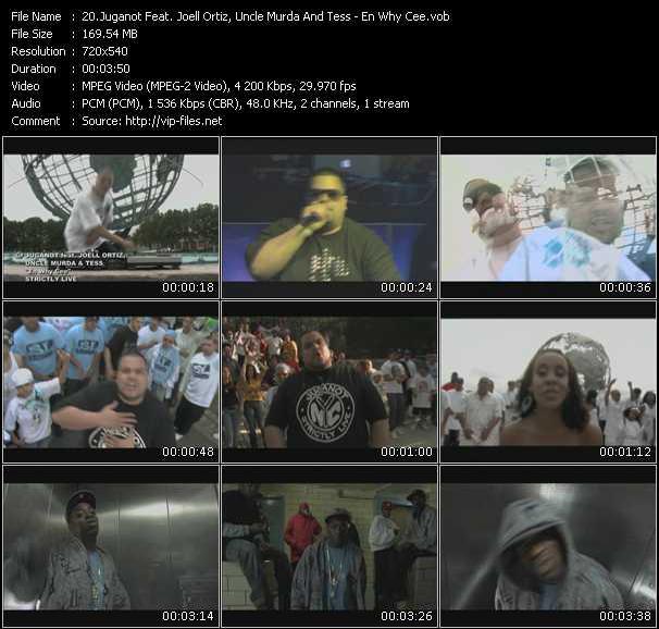 Juganot Feat. Joell Ortiz, Uncle Murda And Tess video ”En Why Cee” from dvd ”Screenplay VJ-Pro Urban Vision October 2007” 