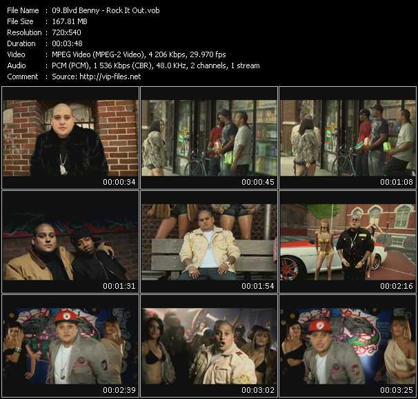 Blvd Benny video ”Rock It Out” from dvd ”Screenplay VJ-Pro Urban Vision December 2008” 