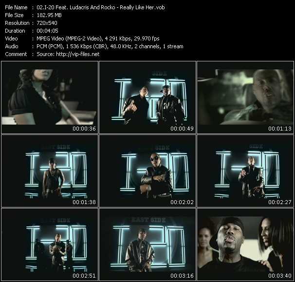 I-20 Feat. Ludacris And Rocko video ”Really Like Her” from dvd ”Screenplay VJ-Pro Urban Vision January 2009” 