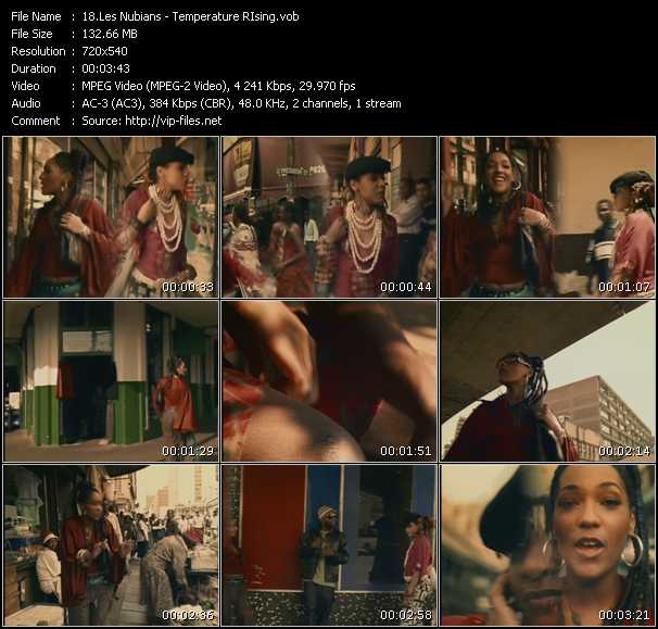 Les Nubians video ”Temperature RIsing” from dvd ”ETV Network Vital Hitz June 2003” 