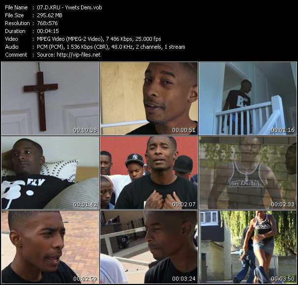 D.Kru video ”Ywets Dem” from dvd ”MixMash Urban May 2009” 