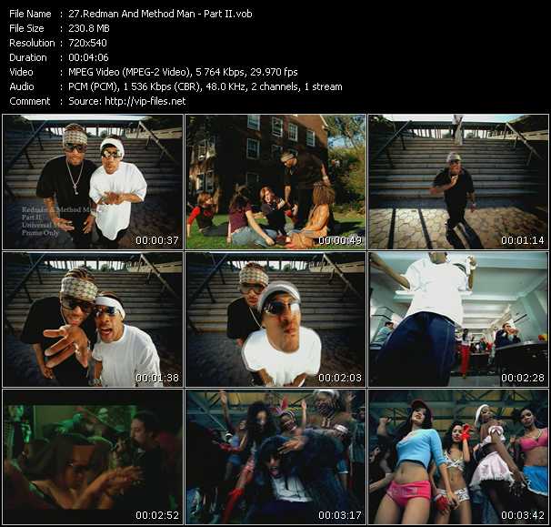 Redman And Method Man video ”Part II” from dvd ”Promo Only Canada Hot Video February 2002” 