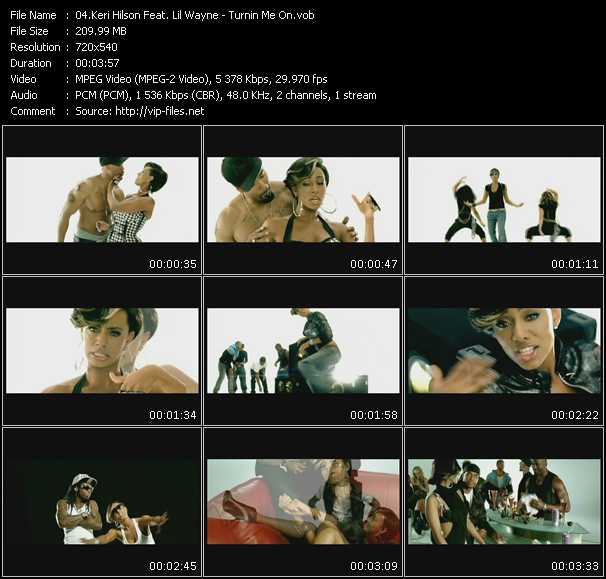 Keri Hilson Feat. Lil' Wayne video ”Turnin Me On” from dvd ”Promo Only Canada Hot Video March 2009” 