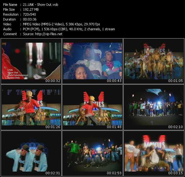 UNK video ”Show Out” from dvd ”Promo Only Canada Hot Video March 2009” 