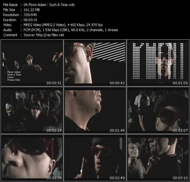 Flynn Adam video ”Such A Time” from dvd ”Promo Only Express Video April 2009 Week 1” 
