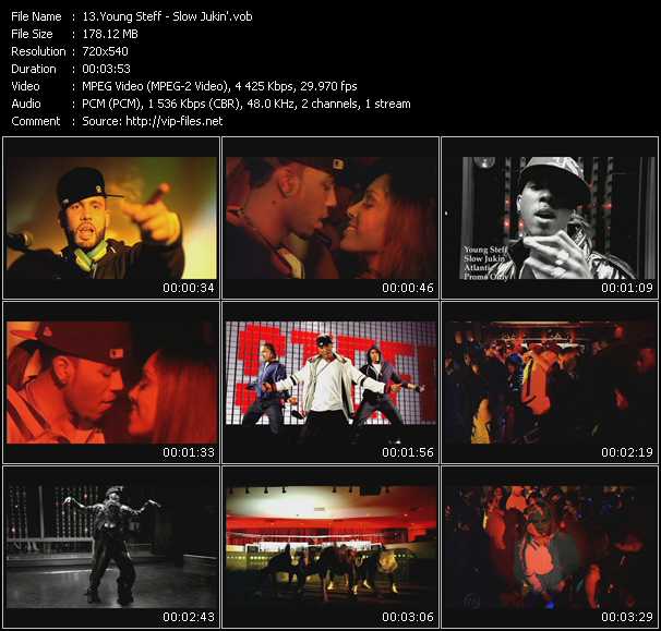 Young Steff video ”Slow Jukin'” from dvd ”Promo Only Express Video April 2009 Week 1” 