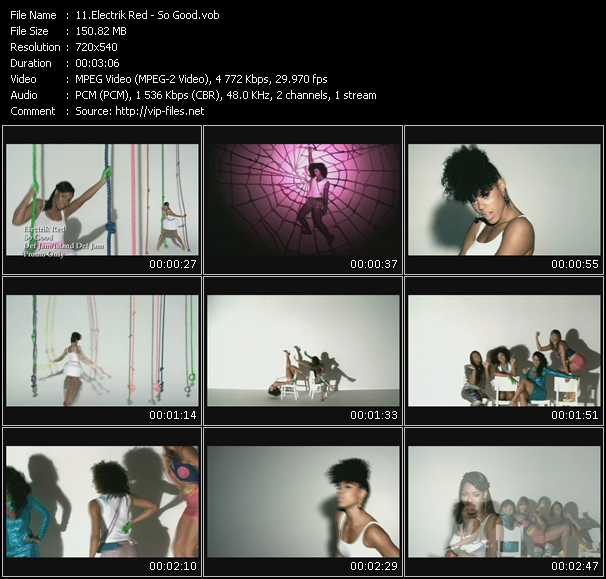 Electrik Red video ”So Good” from dvd ”Promo Only Express Video April 2009 Week 2” 