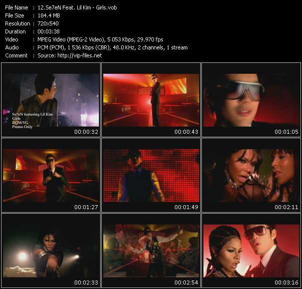 Se7eN Feat. Lil Kim video ”Girls” from dvd ”Promo Only Express Video April 2009 Week 3” 