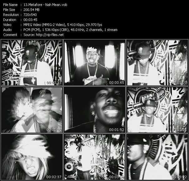 Metafore video ”Nah Mean” from dvd ”Promo Only Express Video July 2007 Week 4” 