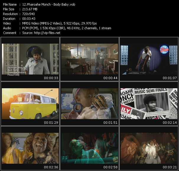 Pharoahe Monch video ”Body Baby” from dvd ”Promo Only Express Video August 2007 Week 1” 