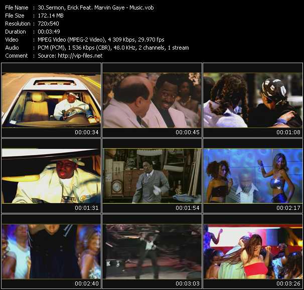 Erick Sermon Feat. Marvin Gaye video ”Music” from dvd ”Promo Only Canada Hot Video July 2001” 