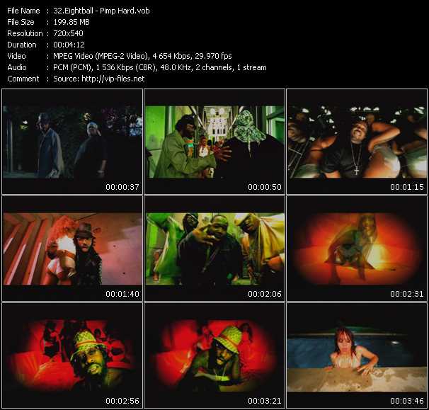 Eightball video ”Pimp Hard” from dvd ”Promo Only Hot Video December 2000” 