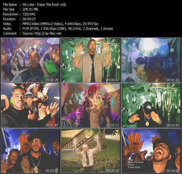 Luke video ”Raise The Roof” from dvd ”Promo Only Old Skool Vol.3” 