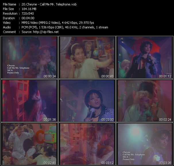 Cheyne video ”Call Me Mr. Telephone” from dvd ”Promo Only Old Skool Vol.3” 
