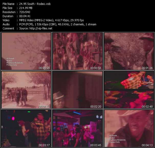 95 South video ”Rodeo” from dvd ”Promo Only Old Skool Vol.3” 