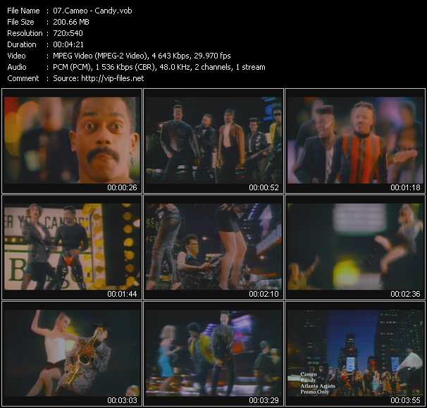 Cameo video ”Candy” from dvd ”Promo Only Old Skool Vol.4” 