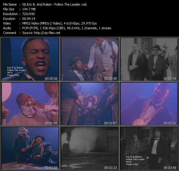 Eric B. And Rakim video ”Follow The Leader” from dvd ”Promo Only Old Skool Vol.4” 