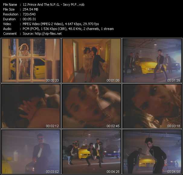 Prince And The N.P.G. video ”Sexy M.F.” from dvd ”Promo Only Old Skool Vol.4” 