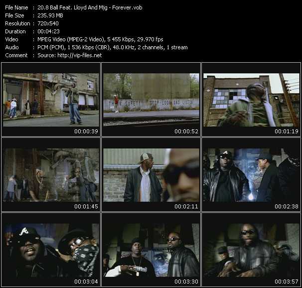 8 Ball Feat. Lloyd And MJG video ”Forever” from dvd ”Promo Only Urban Video March 2005” 