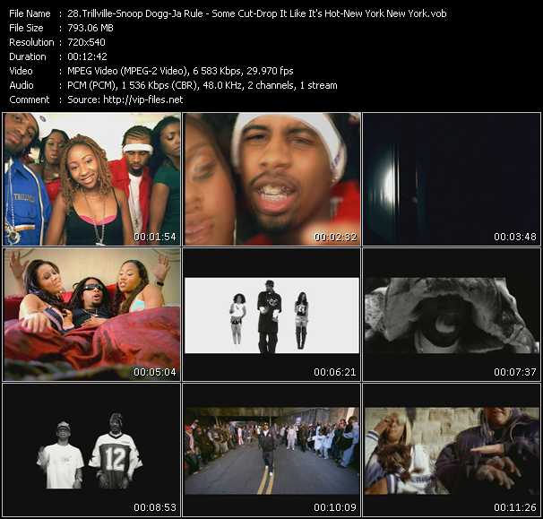 Trillville - Snoop Dogg Feat. Pharell - Ja Rule Feat. Fat Joe And Jadakiss video ”Some Cut - Drop It Like It's Hot - New York New York” from dvd ”Promo Only Urban Video March 2005” 