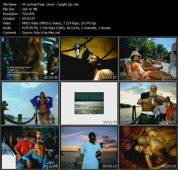 Ja Rule Feat. Lloyd video ”Caught Up” from dvd ”Promo Only Urban Video April 2005” 